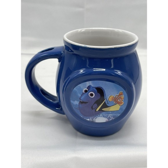 Disney Pixar Dory Hot Choc Coffee Mug Cup Finding Dory 2016 Blue Finding Nemo - Picture 2 of 4